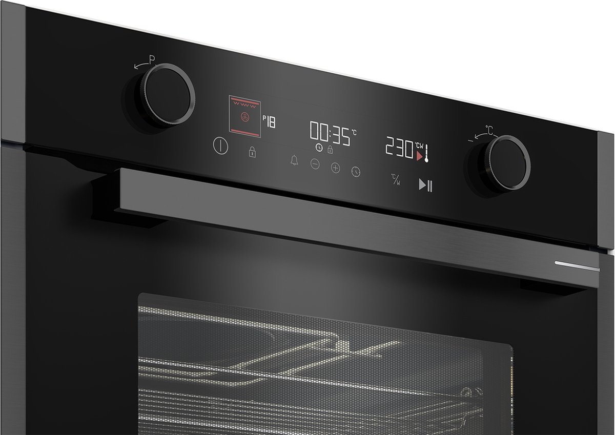 Grundig GEKW19400DX compacte oven met magnetronfuncties 45 cm, EEK A – foto 2