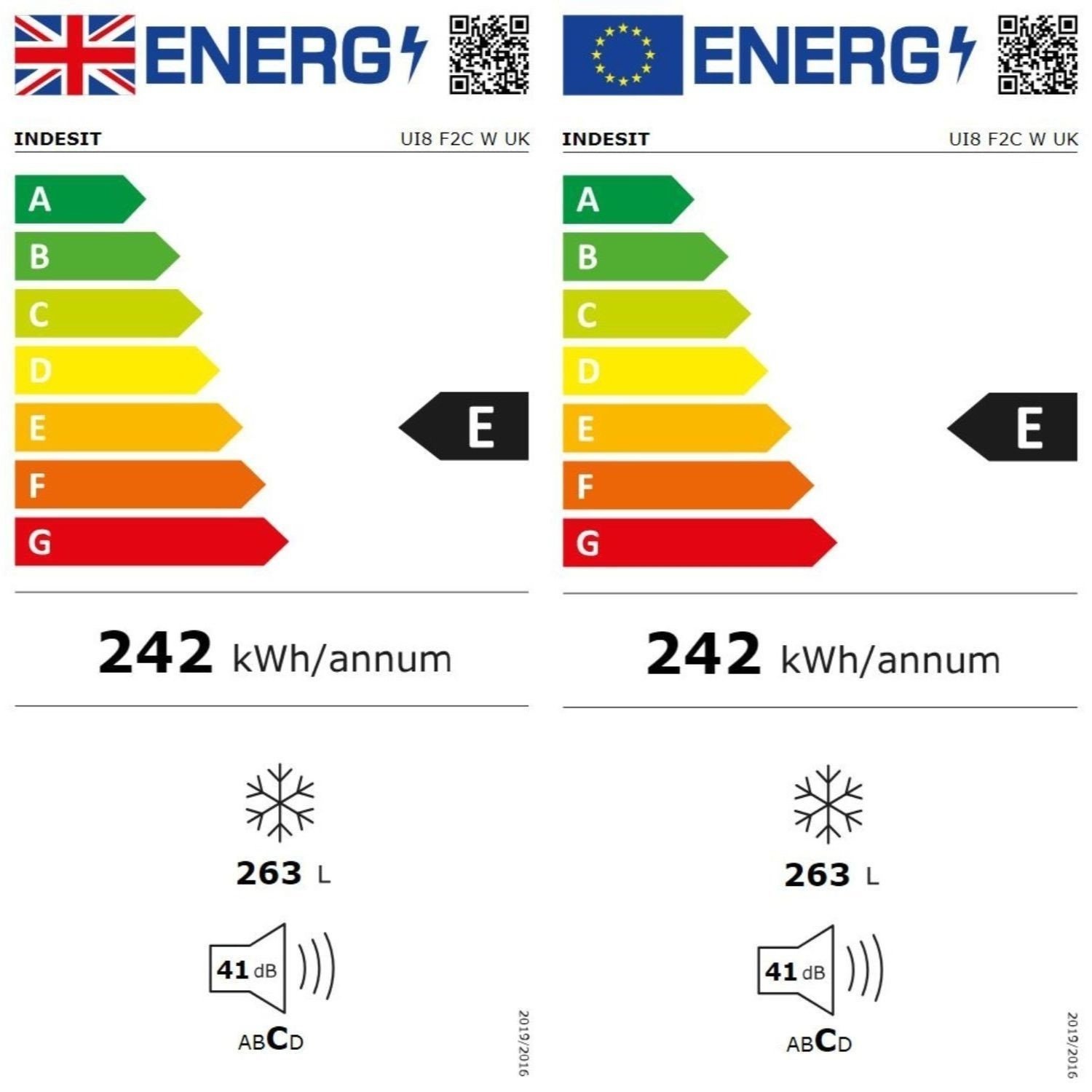 Indesit UI8F2CW Vrieskast  – foto 6