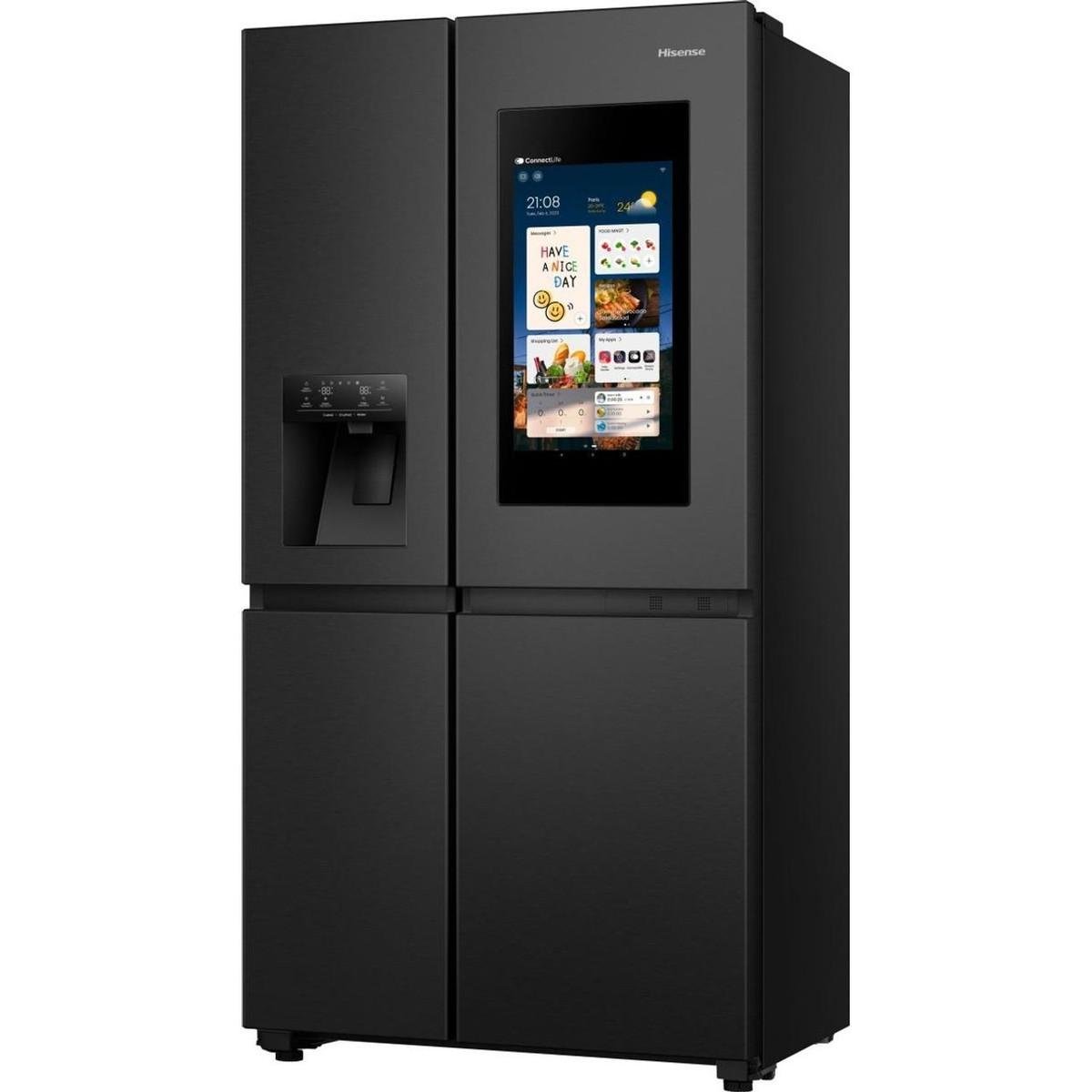 Hisense RS9P628GPFE  Amerikaanse Koelkast Zwart – 614 Liter – foto 2