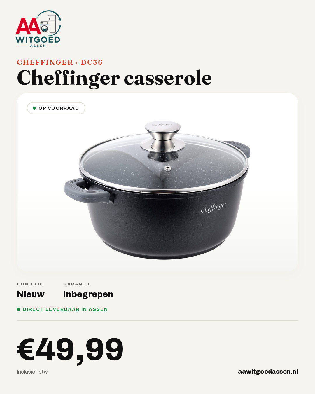 Productcard Cheffinger DC36