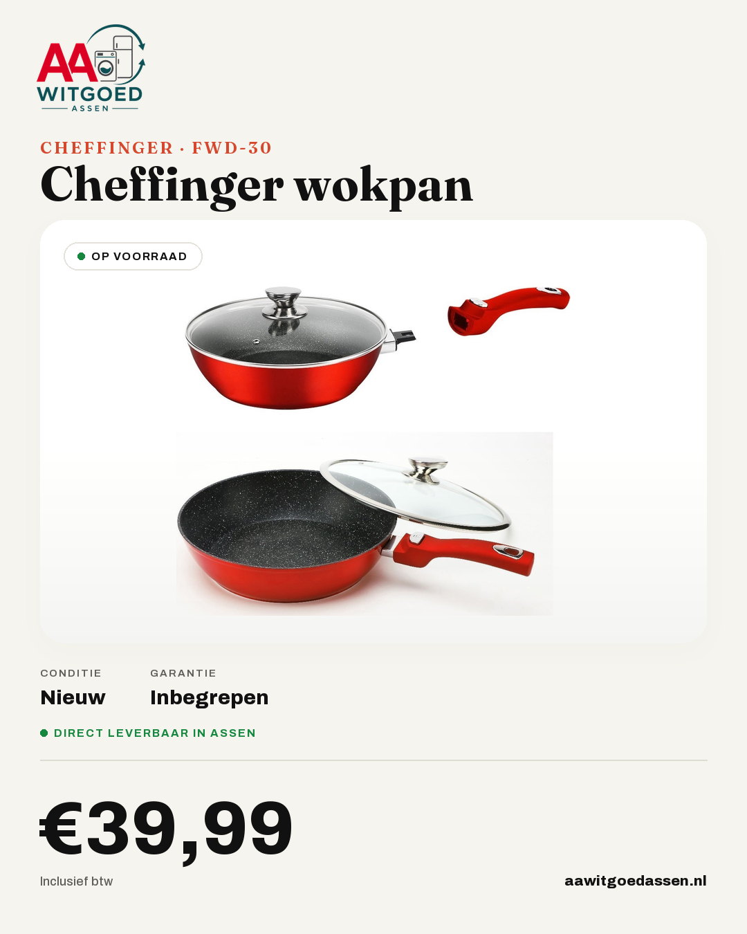 Productcard Cheffinger FWD-30