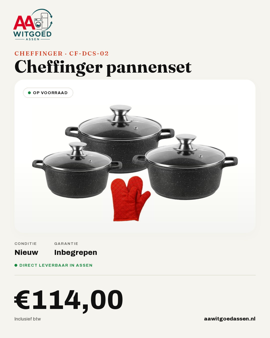 Productcard Cheffinger 6-delig
