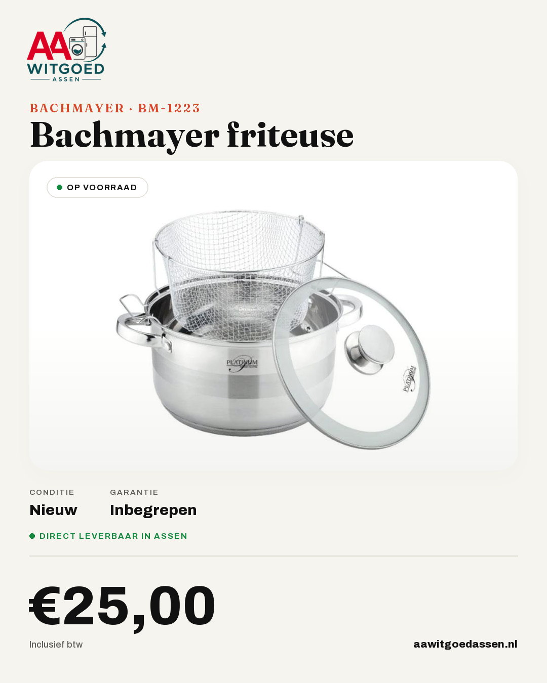 Productcard Bachmayer BM-1223