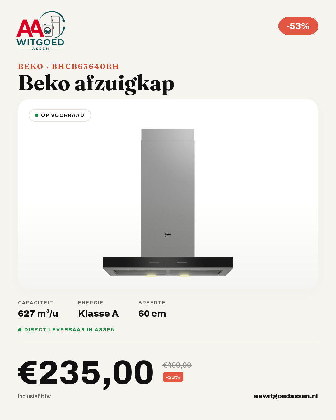 Productcard Beko BHCB63640BH