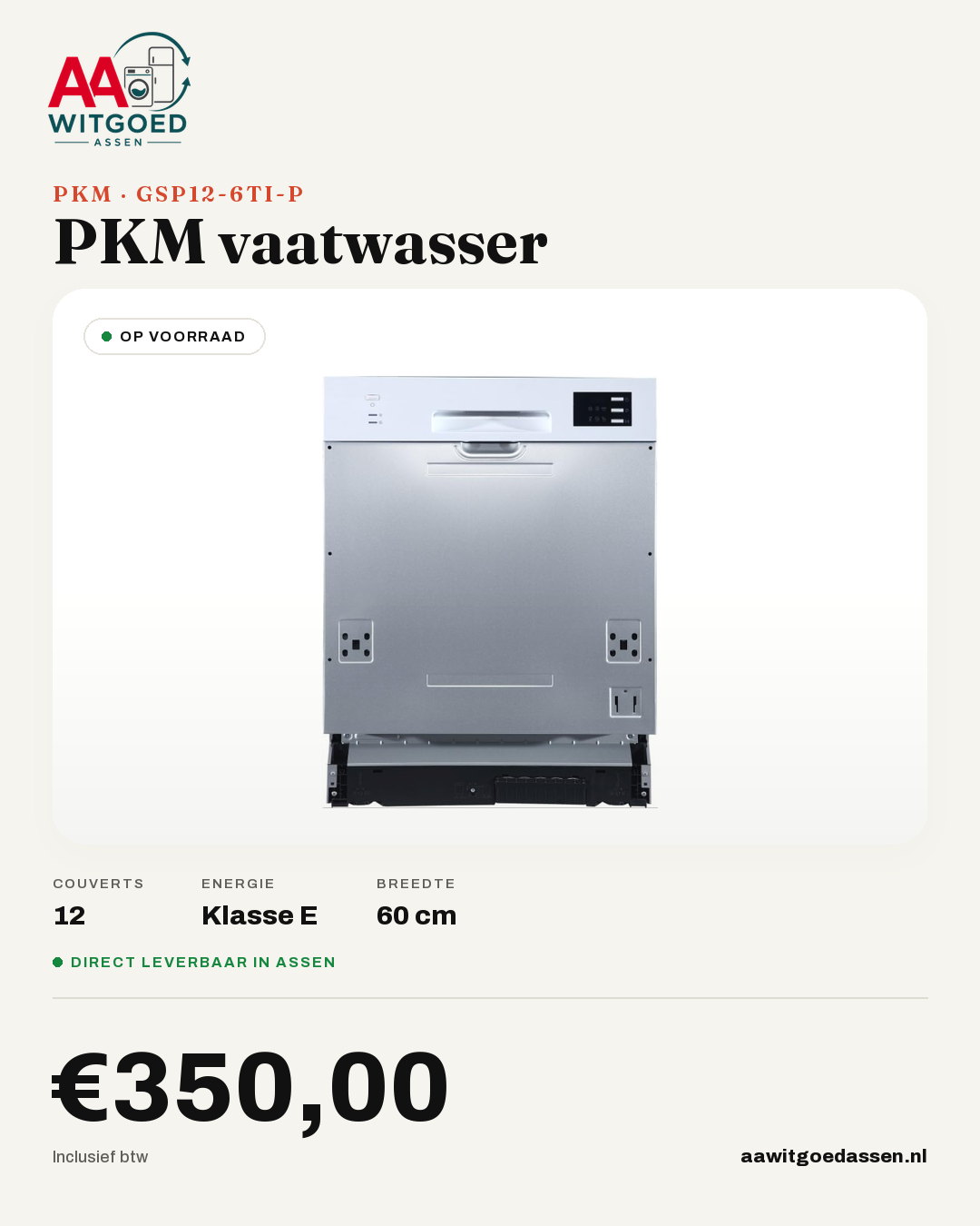 Productcard PKM GSP12-6TI-P