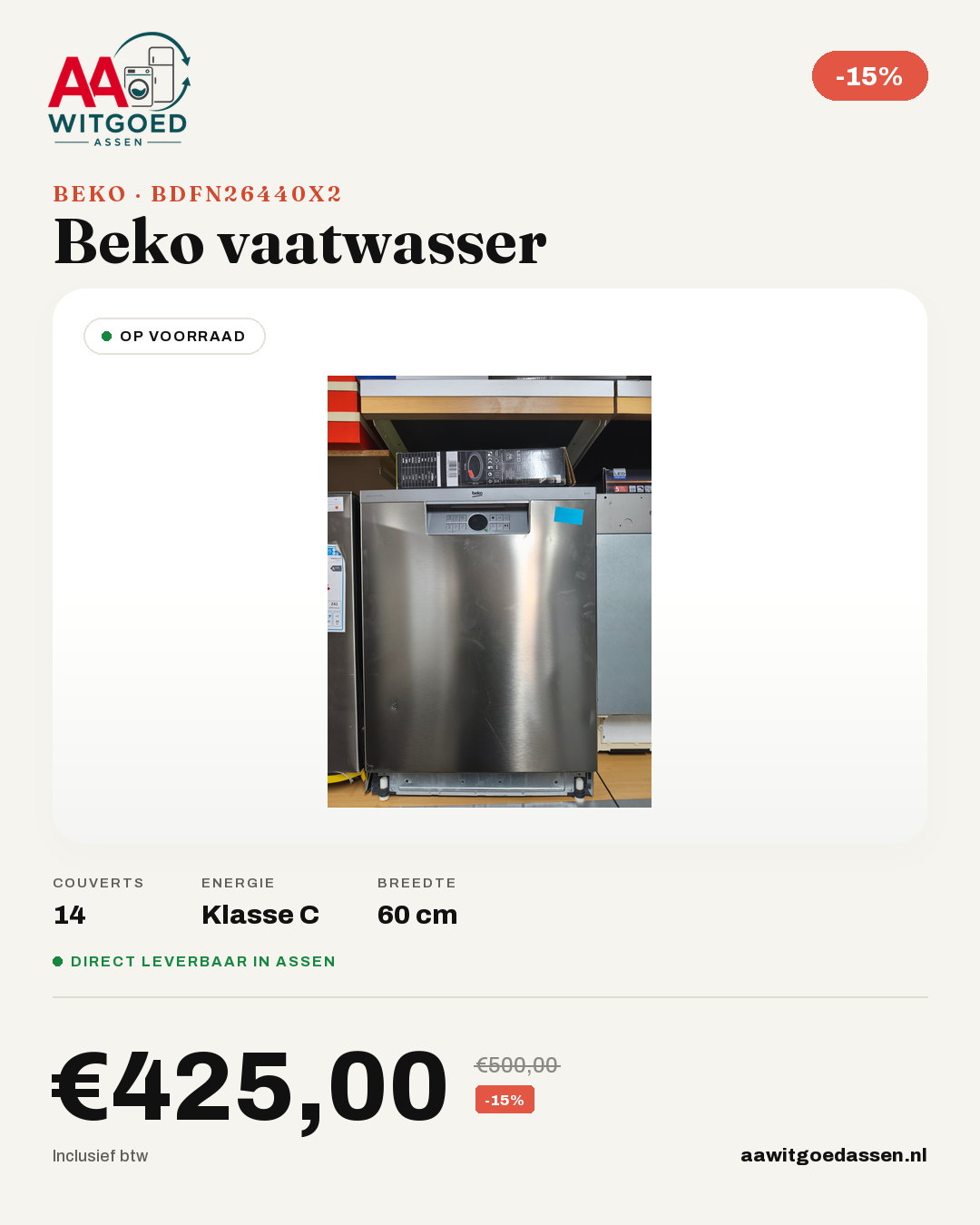 Productcard Beko BDFN26440X2