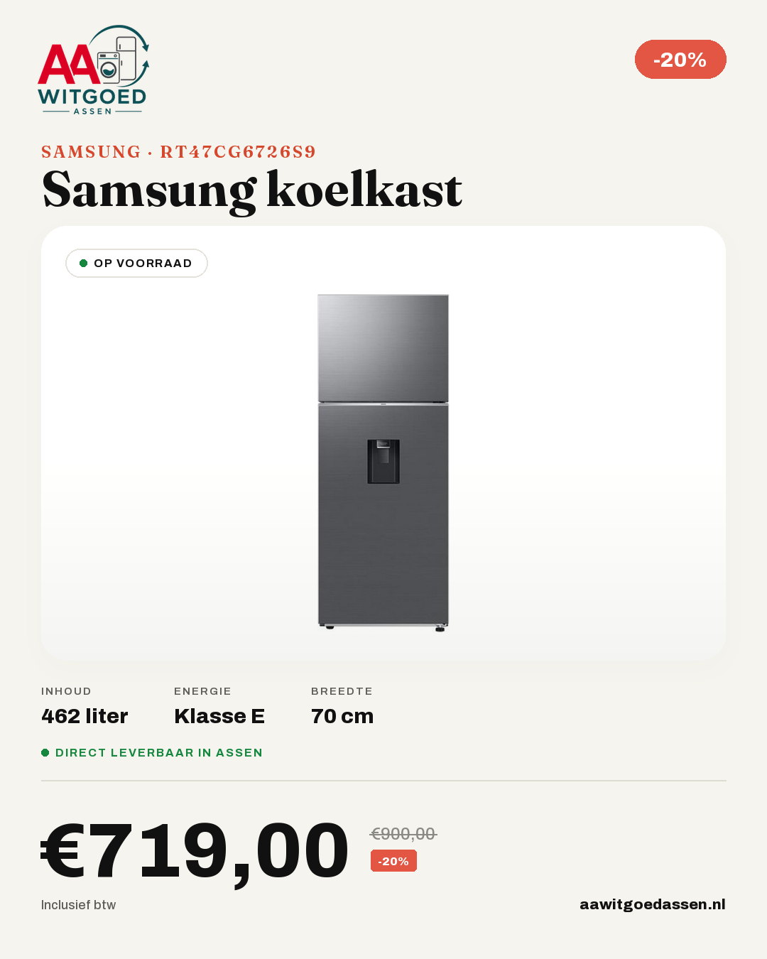 Productcard Samsung RT47CG6726S9