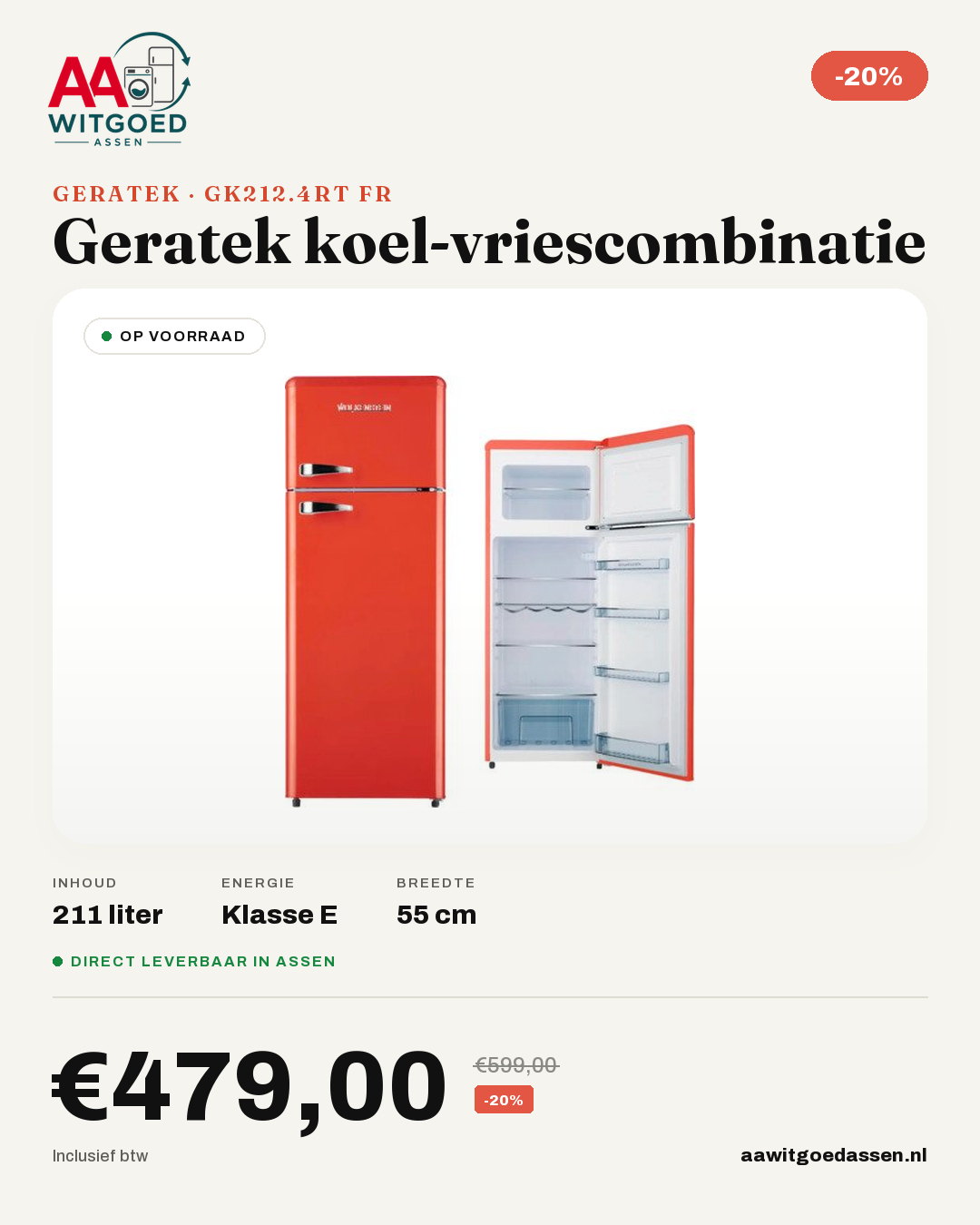 Productcard Geratek GK212.4RT FR