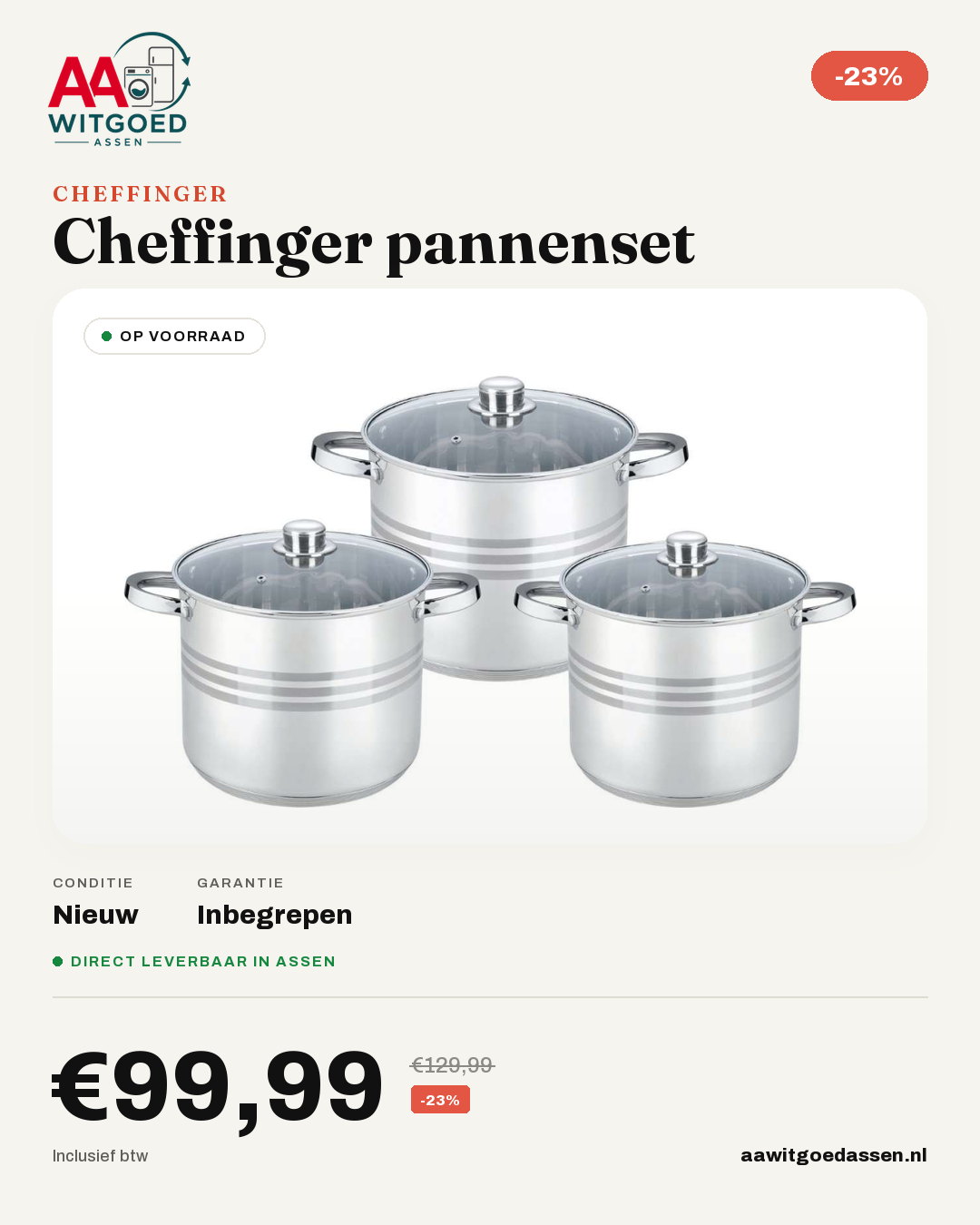 Productcard Cheffinger 6-delige