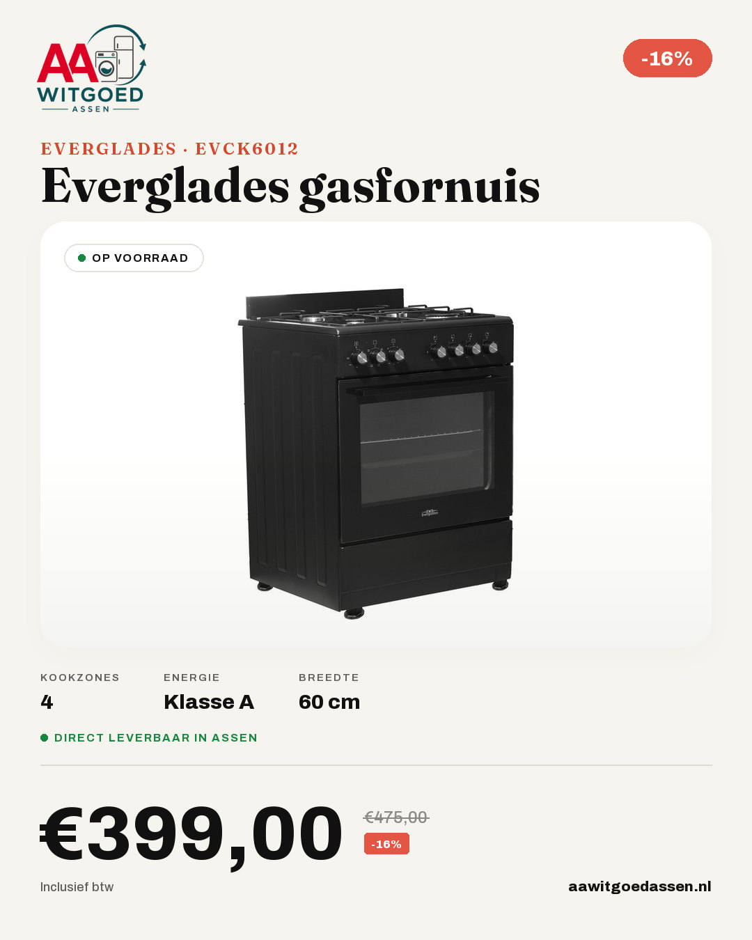 Productcard Everglades EVCK6012