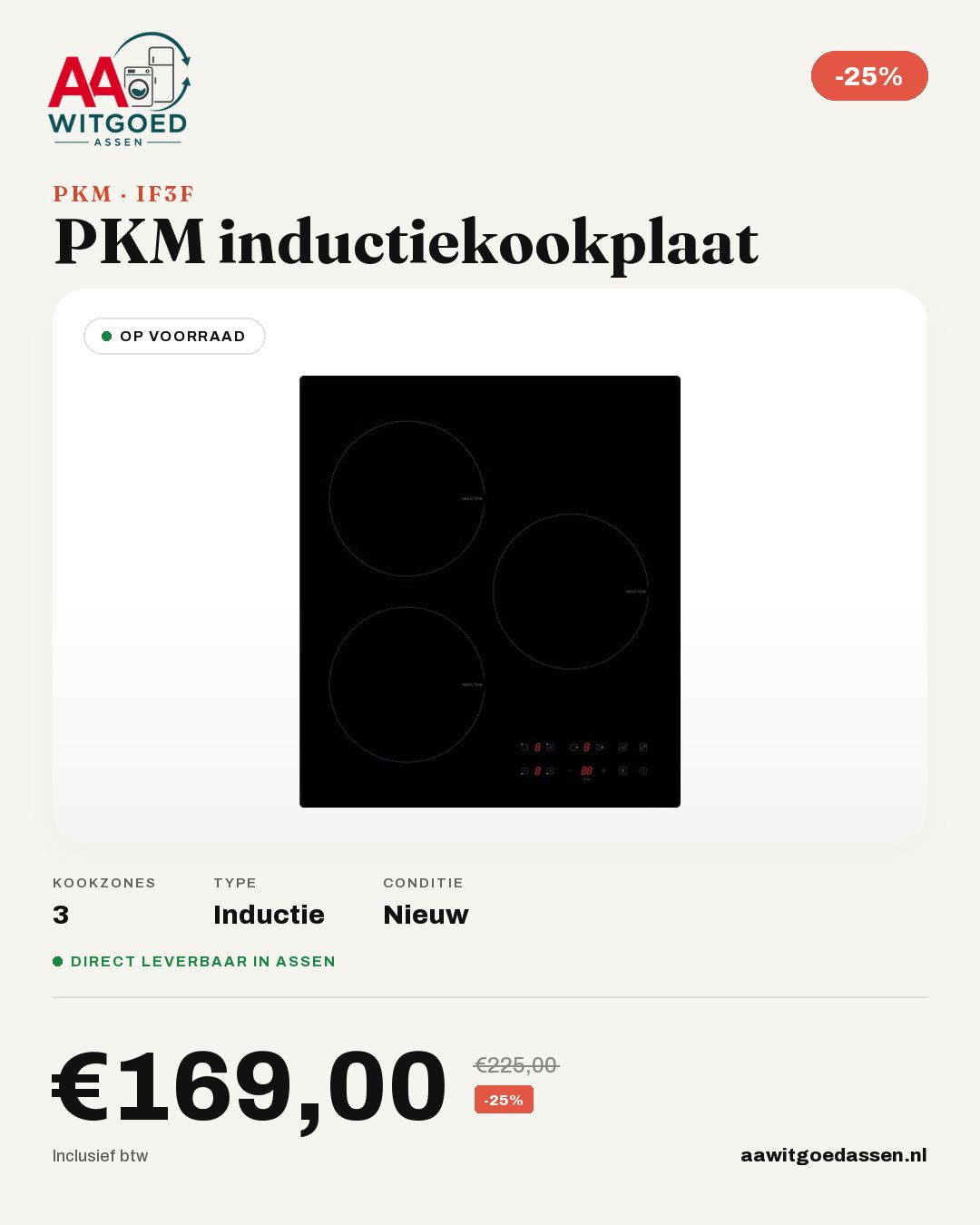 Productcard PKM IF3F