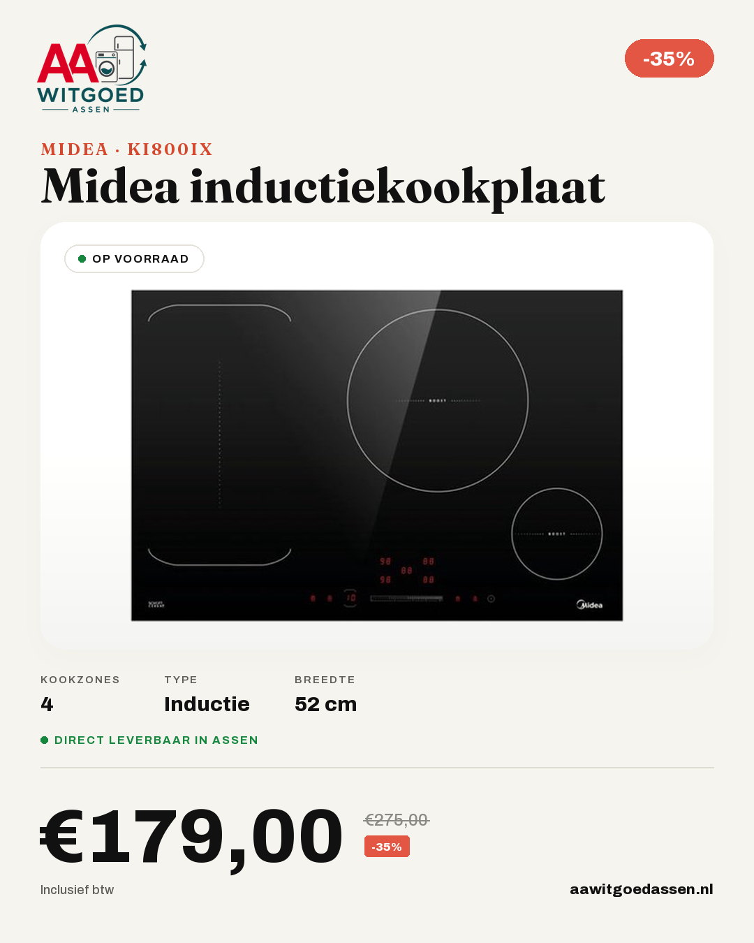 Productcard Midea KI800IX