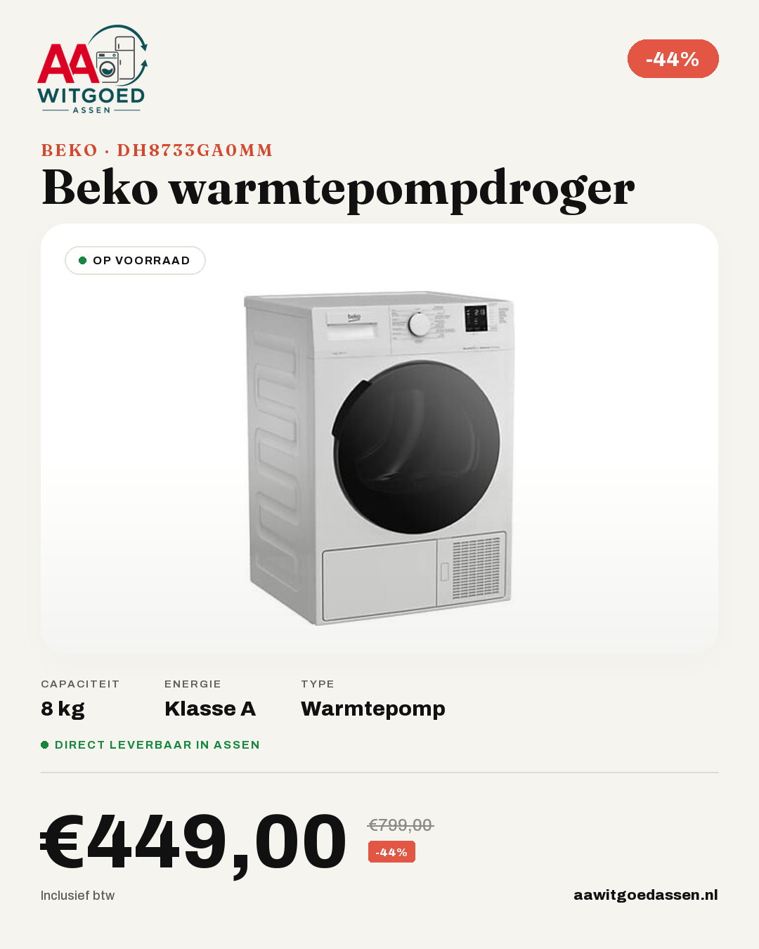 Productcard Beko DH8733GA0MM
