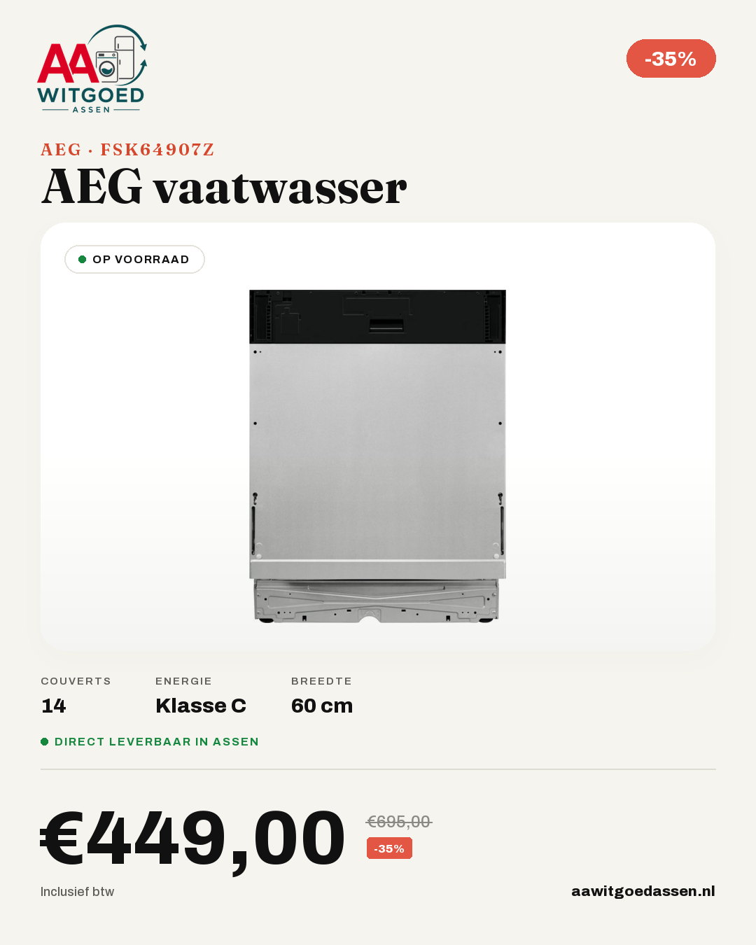 Productcard AEG FSK64907Z