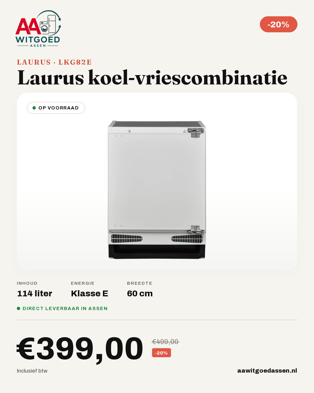 Productcard Laurus LKG82E
