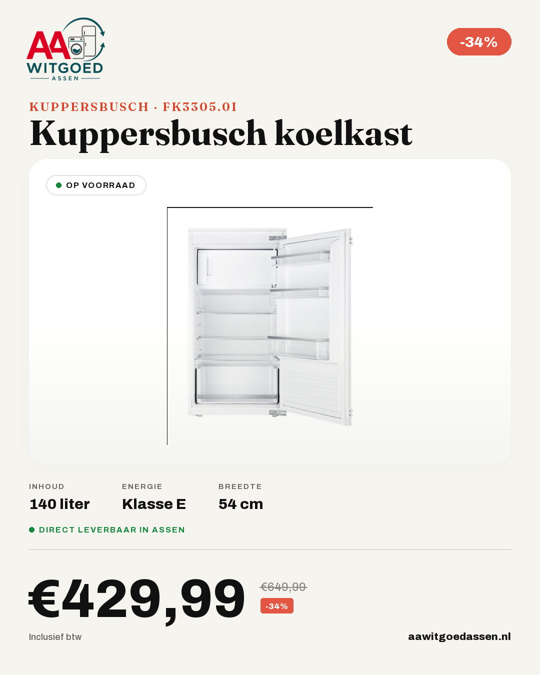 Productcard Kuppersbusch FK3305.0i