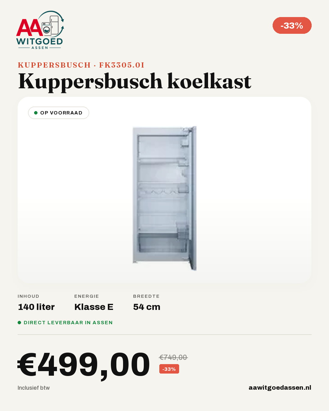 Productcard Kuppersbusch FK3305.0i