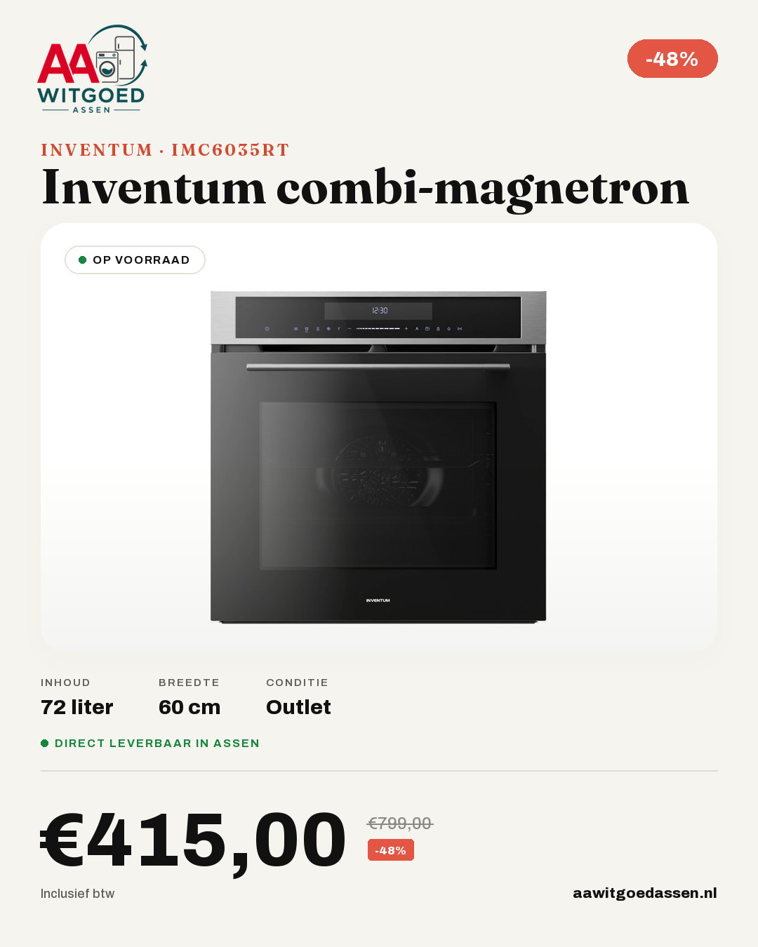 Productcard Inventum IMC6035RT