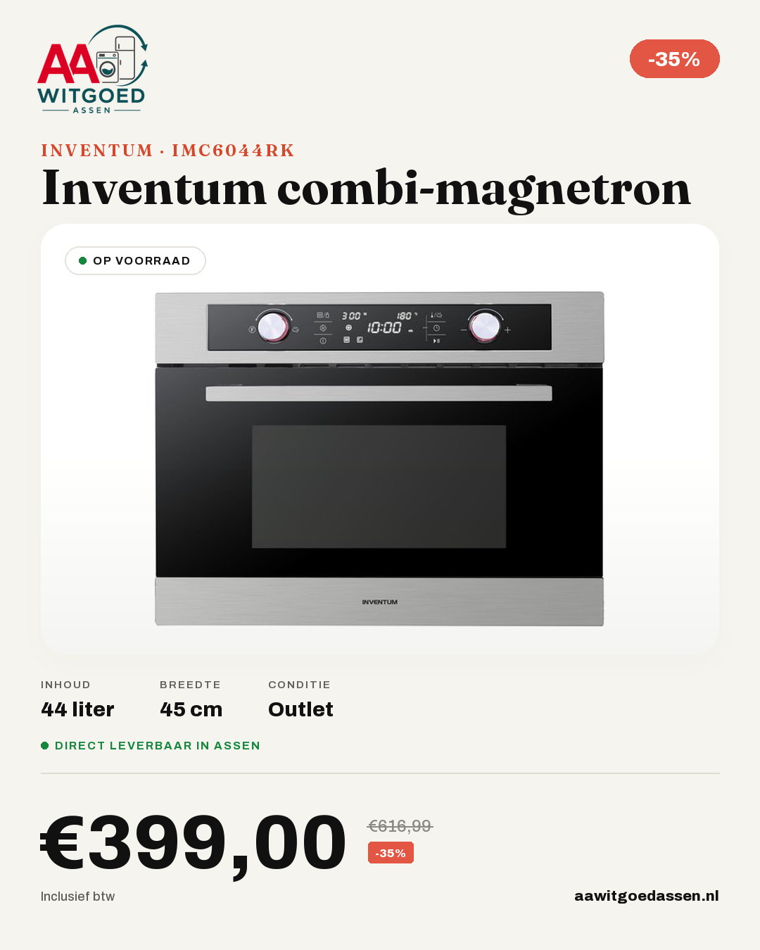 Productcard Inventum IMC6044RK