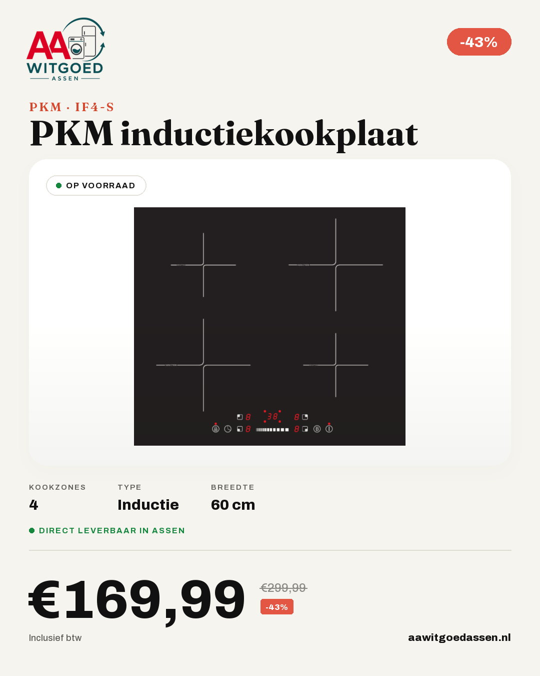 Productcard PKM IF4-S