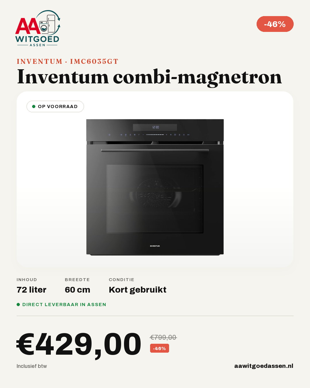 Productcard Inventum IMC6035GT