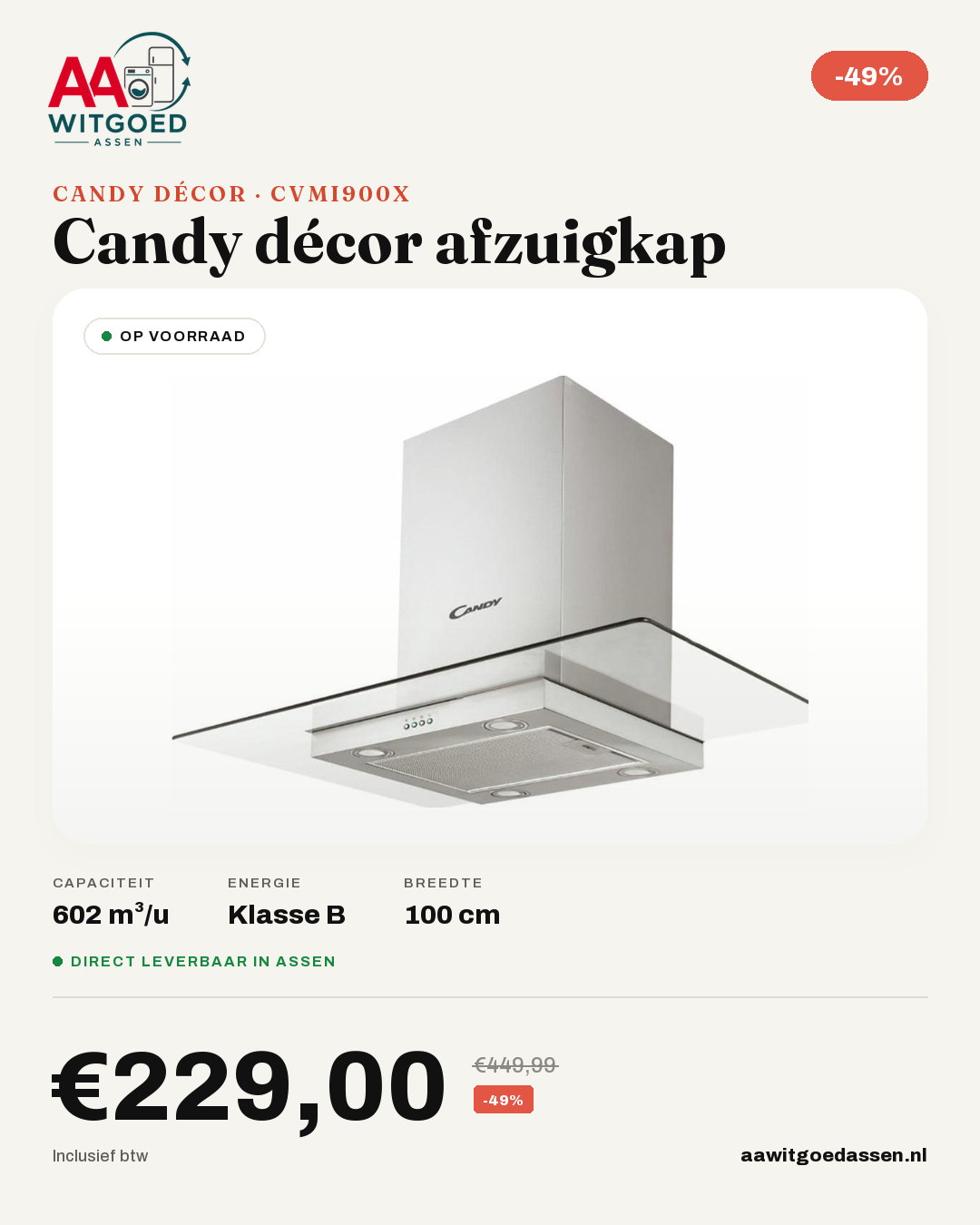 Productcard Candy décor CVMI900X