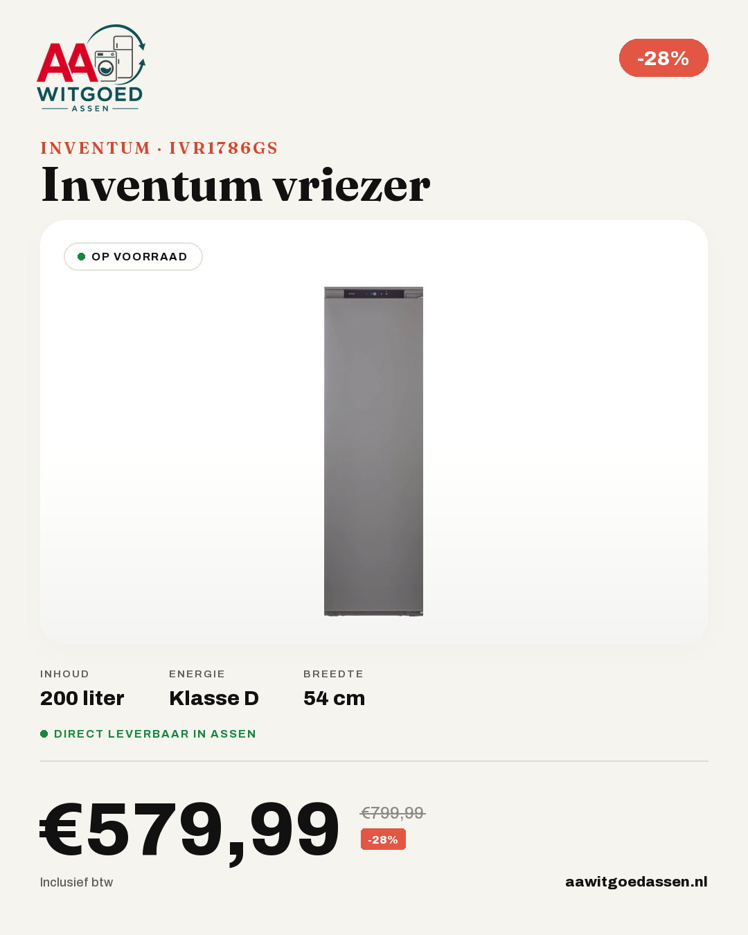 Productcard Inventum IVR1786GS