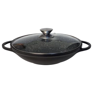 Cheffinger Asian Wok with glass lid 36cm – DW36