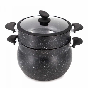 Cheffinger Couscous pannenset 3 st. ca. 12 L stomer Ø 26 CF-COUS12 Cheffinger