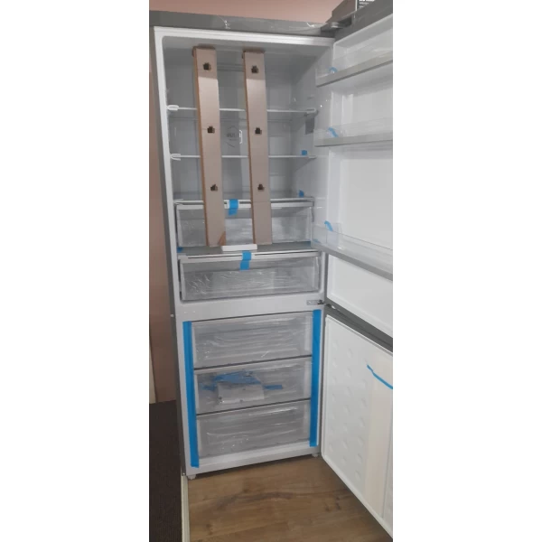 Haier Koel-vriescombinatie | Model C3FE837CGJ | Vrijstaand | 377 liter | RVS | NoFrost200