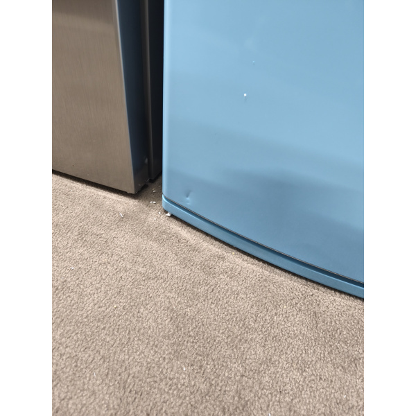 Geratek koel-vriescombinatie koelkast lichtblauw no frost 186 hoog vintagelook