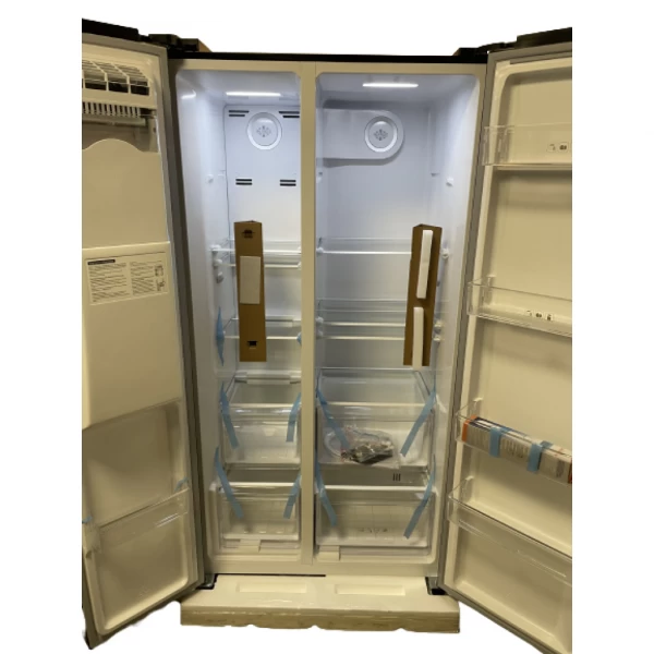 NIEUW!! Fitelli Amerikaanse koelkast zwart 90 cm breed met ijs en waterdispenser