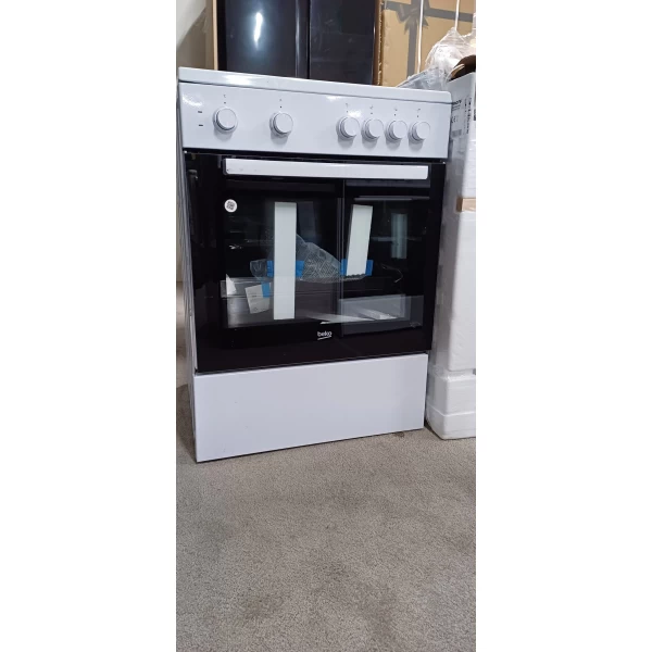 Beko FSM67010GW Fornuis 60 cm keramisch fornuis wit