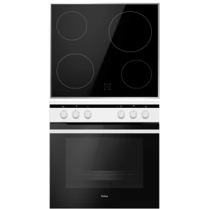Amica Inbouw elektrisch fornuis set  EHC 12709W met restwarmte-indicator (set)