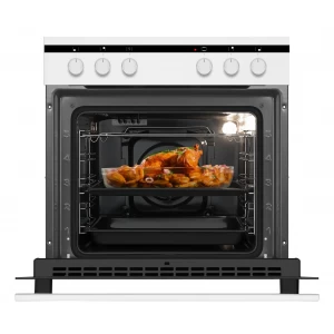 Amica Inbouw elektrisch fornuis set  EHC 12709W met restwarmte-indicator (set)