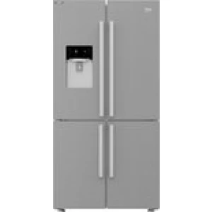 Beko GN1426234ZDXN Amerikaanse koelkast Vrijstaand 565 l F Roestvrijstaal outlet