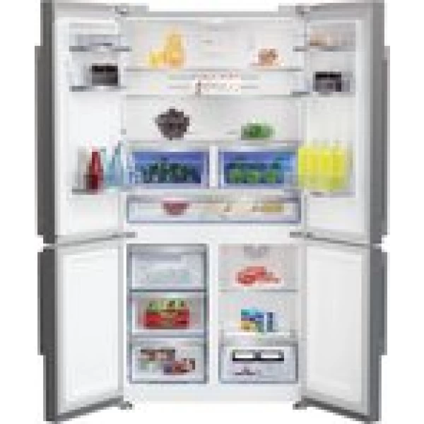 Beko GN1426234ZDXN Amerikaanse koelkast Vrijstaand 565 l F Roestvrijstaal outlet
