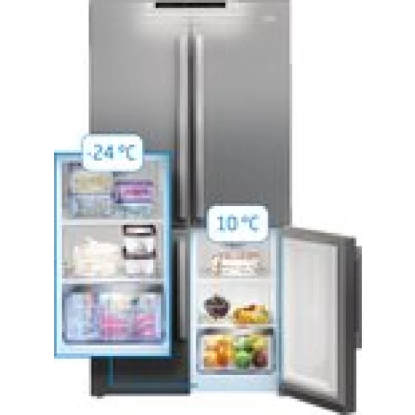 Beko GN1426234ZDXN Amerikaanse koelkast Vrijstaand 565 l F Roestvrijstaal outlet