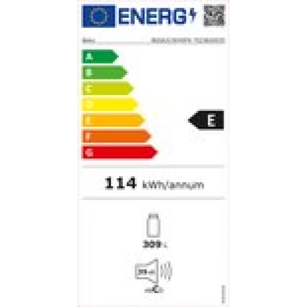 Beko BSSA315E4SFN, 309 l, SN-T, 35 dB, E inbouw Koelkast 177,50 hoog 56 breed