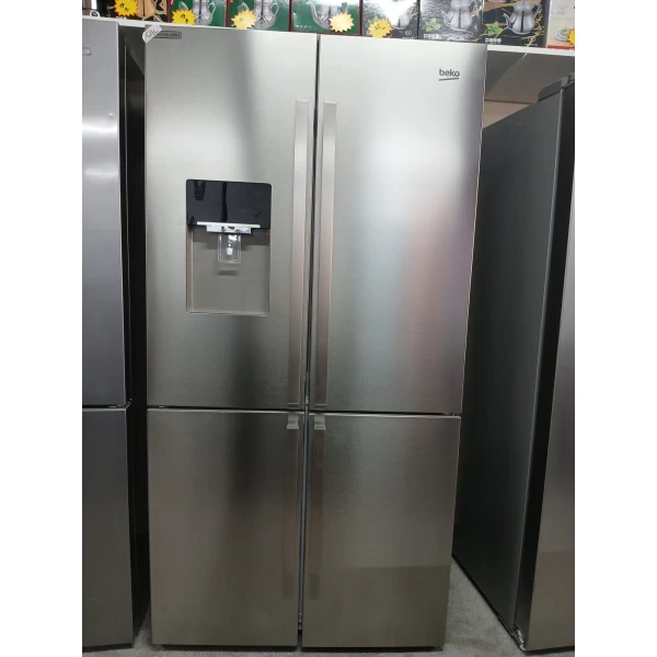Beko GN1426234ZDXN Amerikaanse koelkast Vrijstaand 565 l F Roestvrijstaal outlet