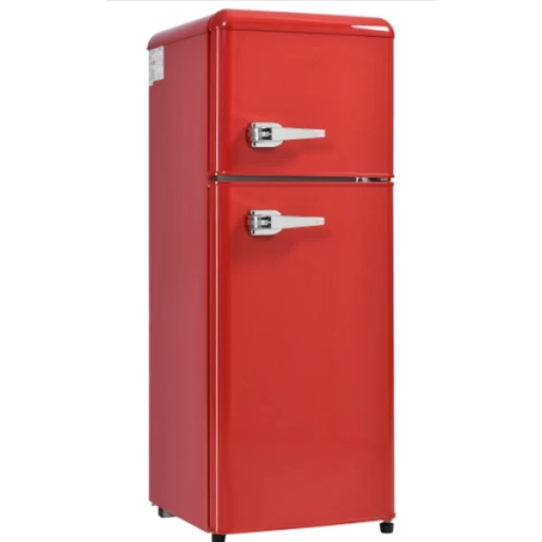 Retrokoelkast Koel-Vriescombinatie - Tweedeurs - Nieuw Outlet
