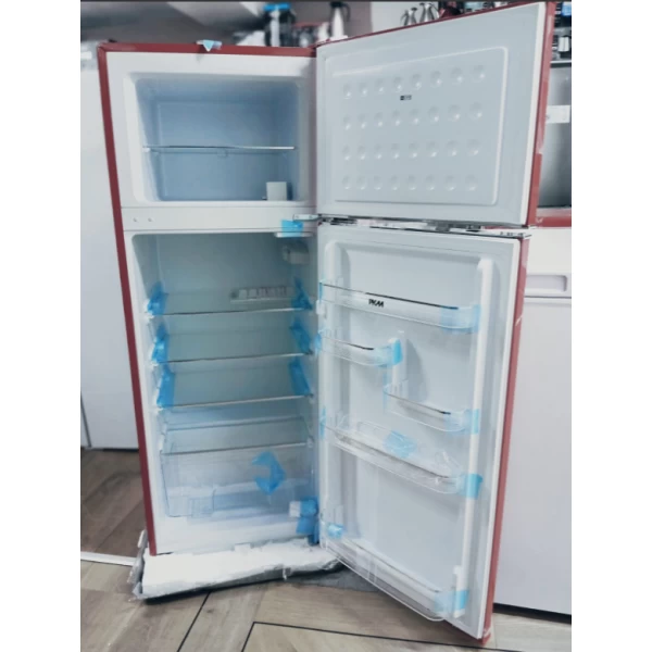Retrokoelkast Koel-Vriescombinatie - Tweedeurs - Nieuw Outlet