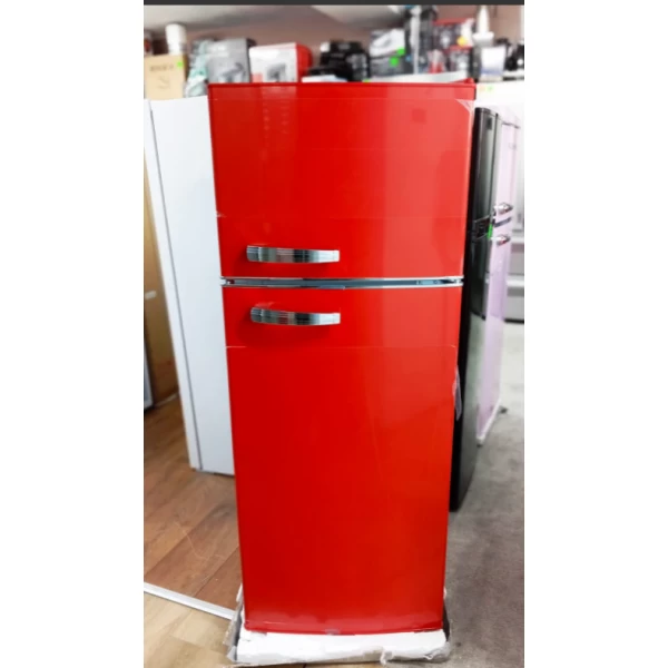 Retrokoelkast Koel-Vriescombinatie - Tweedeurs - Nieuw Outlet