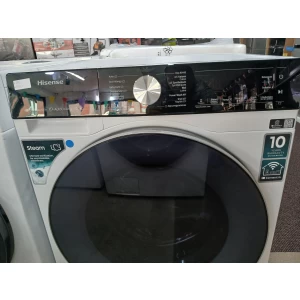 Hisense 5S Serie WF5S1045BW - Wasmachine met Energielabel A - 10,5kg - Auto dosing - 72dB (A) - Steam Wash -1400 toeren - Power Wash 49' - Connectlife OUTLET