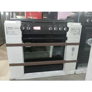 Wiggo WO-E909R(BB) - Serie 9 - 90 cm - Gasfornuis - 5 kookzones - Zwart -Niuew 5 jaar garantie