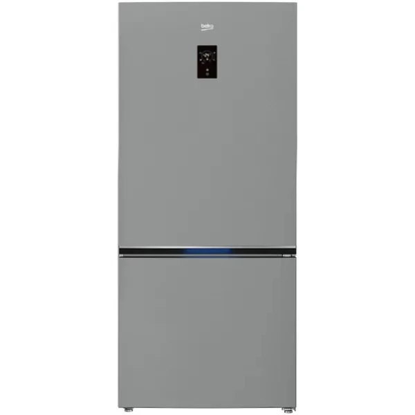 RCNE720E3VZXPN BEKO koel/vries combinatie Koel/vries vrijstaand, 192cm, 615L (430+185), NoFrost, 41dB, Tiptoets., LED, Energie F
