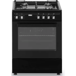 Fitelli FG6001ZW, Zwart Gasfornuis 60CM
