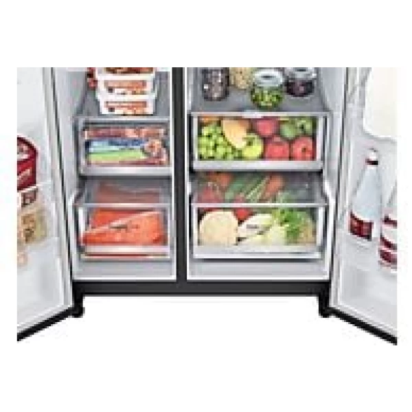 LG GSJV90MCAE Amerikaanse Koelkast LG | Water en ijs dispenser | Vaste wateraansluiting (kraan) | 91,3 cm breed