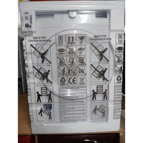 Beko DCU8230 wasdroger Vrijstaand Voorbelading 8 kg B Wit Nieuw