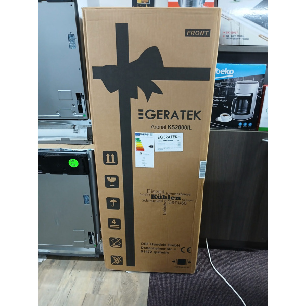 Geratek Arenal KS2000IL | Koelkast | Vrijstaand | 255 liter | RVS | LED-verlichting gratis thuis bezorgd